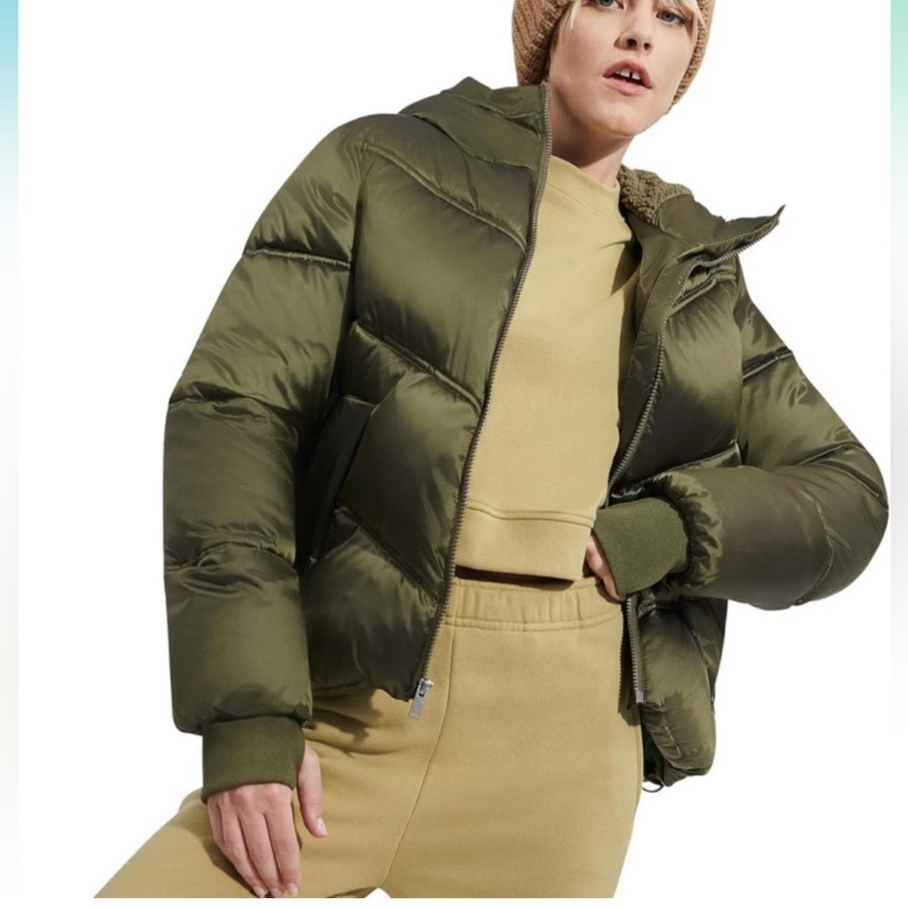 Olive Green Puffer Jacket UGG